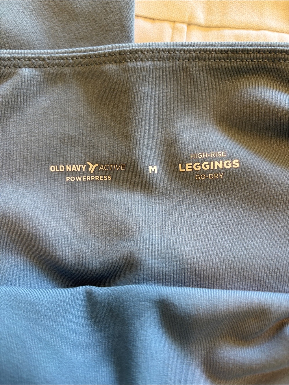 Old Navy Slate Blue Active Go-Dry Leggings - Picture 4 of 4